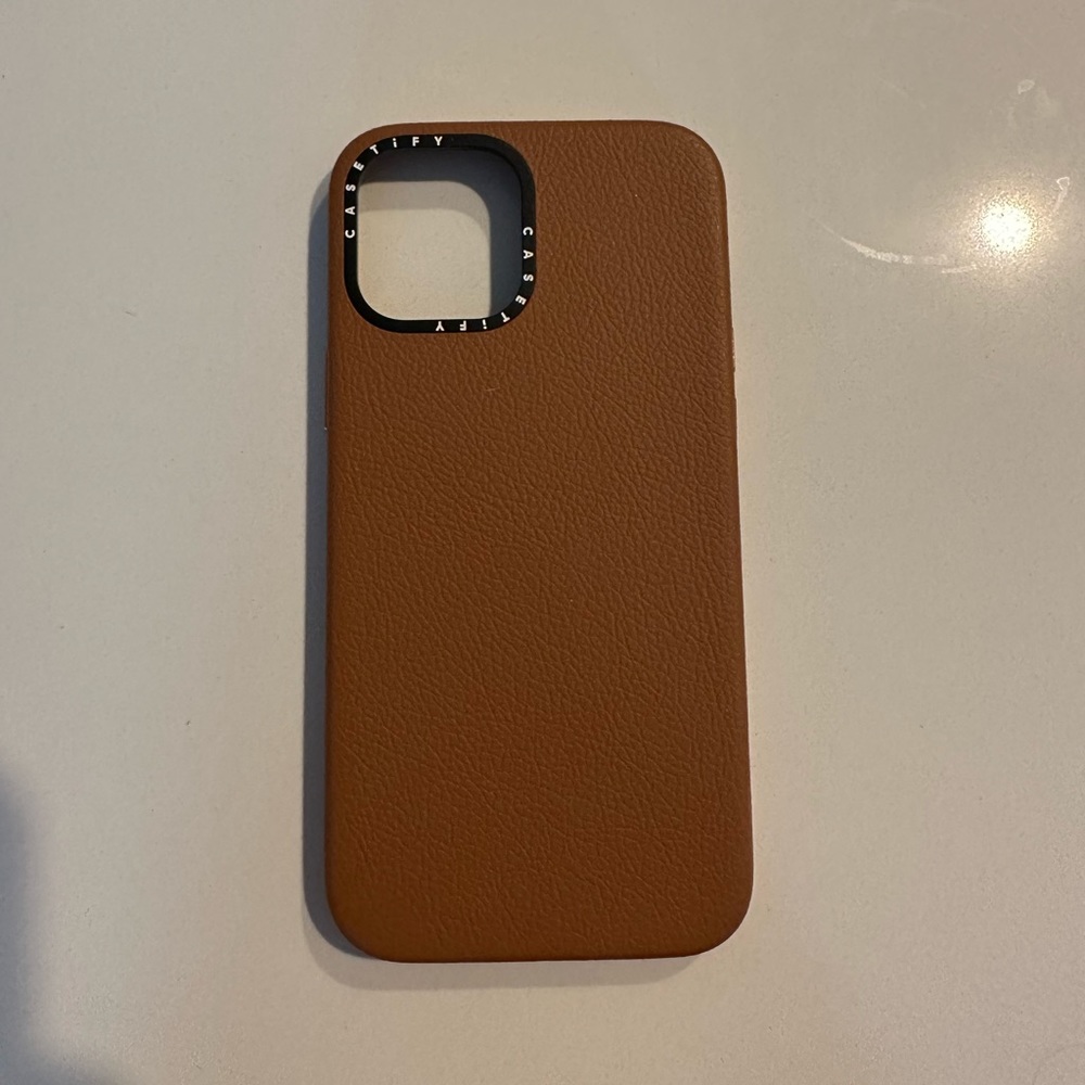 Brown Leather Casetify Case